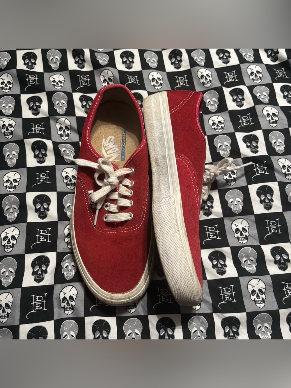 Vans Red Ultra Cushion Sneaker Shoes